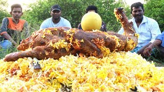 FULL DUCK BIRYANI  Delicious Duck Biryani  Traditional Recipe By Country Foods [upl. by Thekla]