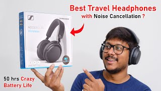 Best Travel Headphones with Noise Cancellation 50 Hr Battery Life 🔥 [upl. by Nalloh]