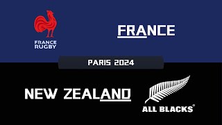 FRANCE vs NEW ZEALAND I Paris 2024  Rugby Challenge 4 [upl. by Anitsyrhc]