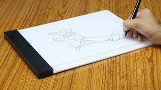 How To Make LED Drawing Copy Pad at Home [upl. by Inoek]