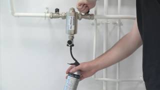 How to dose with Fernox Express via TF1 Omega Filter [upl. by Ullund]