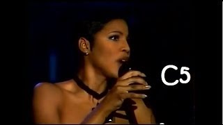 Toni Braxton Live Vocal Range A2  C6 [upl. by Dempster]