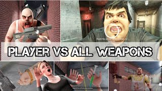 Mr Meat 2 Player vs all weapons 🔫🍖🐖⚡😆 [upl. by Magdala]