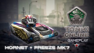 Tanki Online Gameplay 3  Freeze  Hornet Mk7 2020  Team Pointers  Adrenalin Augment [upl. by Bolan135]