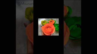 How To Make Paper Rose Easy Beautiful Paper Rose Flower Making IdeaDiy Paper Rose craft flowers🌹 [upl. by Curnin]