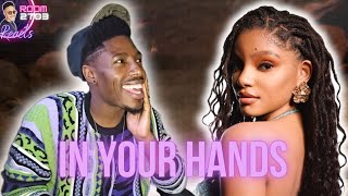 Halle Bailey Reaction In Your Hands Official Music Video  Thats Halos Mom Peeps 🤎🖤✨ [upl. by Nilrah]