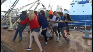 Lifting Sorlandets Anchor in Las Palmas Dec 6th 2011 [upl. by Ynhoj]