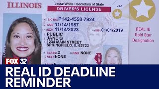 Illinois gears up for Real ID deadline [upl. by Zerlina557]