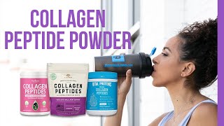 5 Best Collagen Peptides Powders  AntiAging Solution [upl. by Lahsram]