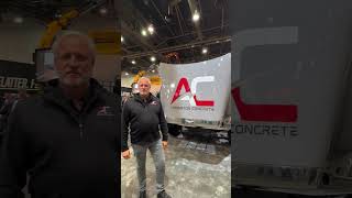 Arrington at the Cemen Tech WoC Booth cementech concretemixer concrete concretetechnology [upl. by Lauro]