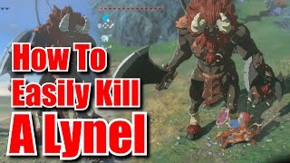 How to Quickly Kill a Lynel  Boss Fight  Zelda Breath of the Wild  Tips and Tricks [upl. by Novrej]