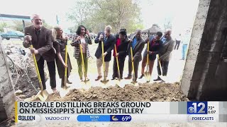 Rosedale Distilling breaks ground on Mississippi’s largest distillery [upl. by Pancho]