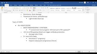 HDFN Hemolytic Disease of Fetus Newborn [upl. by Nnylyrehc473]