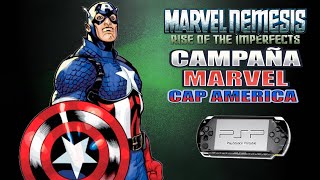 Marvel Nemesis Rise of the Imperfects  11  Cap América PSP [upl. by Mehsah822]