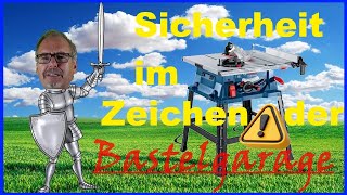 254 Sicherheit geht vor 🚸 Bosch sicherheitshalber basteln tischkreissäge holzwerken [upl. by Jacquette]