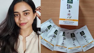 Organic Harvest Facial Kit Review  How to use VITAMIN C Facial Kit shortsvideo [upl. by Aicen106]