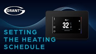 Grant Aerona Smart Controller  Setting the heating schedule [upl. by Heck]