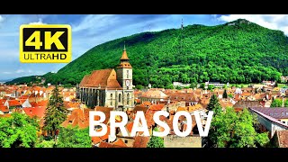 Beauty of Brasov Historical City in Transylvania Romania in 4K World in 4K [upl. by Attikram]