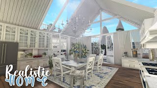 Realistic Home Bloxburg Speedbuild [upl. by Yeloc]