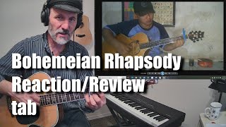 Alip Ba Ta Bohemian Rhapsody Reaction Review with tab [upl. by Anoiuq]