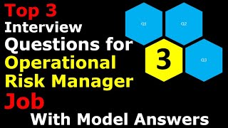 Interview Questions for Operational Risk Manager Position or Job  What Interviewer May Ask [upl. by Sackman333]