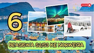 6 BEASISWA KULIAH S2 S3 KE NORWEGIA [upl. by Ciro]