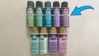 FolkArt Acrylic Paint Set Review  Exploring the Versatility and Vibrant Shades [upl. by Eanert]