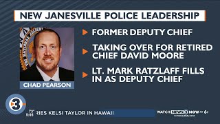 Janesville police announce leadership changes following longterm chiefs retirement [upl. by Vorfeld]