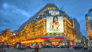 ✨ Inside the World’s Most Stunning Department Store 🎄 Christmas 2023 in Paris France 🎅 4K HDR [upl. by Oirrad679]