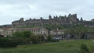 Carcassonne France • The Most Complete Medieval Fortified City in Existence  European Waterways [upl. by Chara]