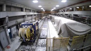 Lafarge Precast Edmonton Concrete Hollow Core Production Process Alberta Canada [upl. by Leeke]