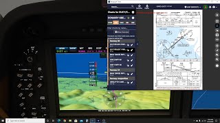 Flying an ILS in the King Air 350i MSFS [upl. by Llewen]