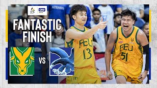 FEUs OVERTIME FINISH vs Ateneo  UAAP SEASON 87 MEN’S BASKETBALL [upl. by Narhet]