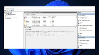 How To Fix Event Viewer Not Working on Windows 1110 [upl. by Sutsuj]