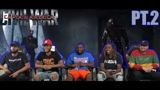 Captain America Civil War Iron Man Vs Captain America And Winter Soldier PT2 Reaction [upl. by Aneeled]