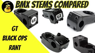 GT  Black Ops  Rant BMX Bike Stem Roundup [upl. by Enidualc]