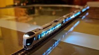 Rokuhan Z scale 1220 Tobu Limited Express 500 Train Revaty digital with sound [upl. by Sousa]