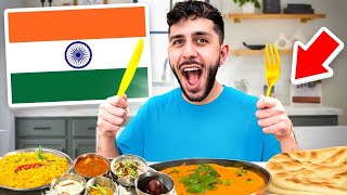 Eating ONLY Indian Food For 24 Hours [upl. by Nomled394]