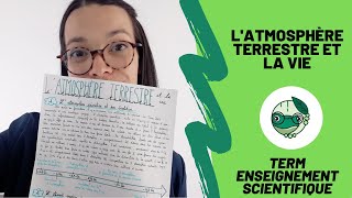 Latmosphère terrestre et la vie  Term enseignement scientifique  Madame SVT [upl. by Luiza]