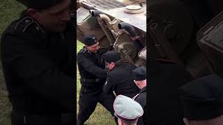 Starting the Panther tank and Maybach HL230 engine sound ww2 tank panzer [upl. by Rodablas]