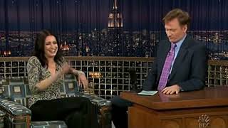 Paget Brewster on Conan OBrien 2006 [upl. by Yunick]