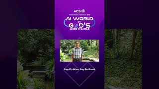 AI World in Gods Word and World  Ang Wie Hay  Youth Mission Conference 2023 [upl. by Edya]