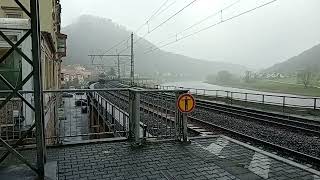 Getreide Züg von DresdenFriedrichstadt nach Decin über Dresden Hbf Bad Schandau [upl. by Divadnahtanoj933]