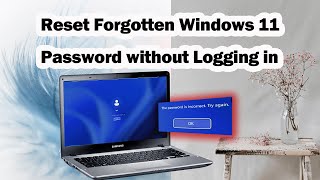 Reset Forgotten Windows 11 Password without Logging in  4 Solutions [upl. by Rechaba]