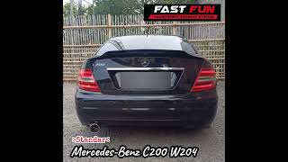 MercedesBenz C200 W204 Valvetronic Exhaust System  Catback System Exhaust  Fastfun Exhaust BSD [upl. by Erde]