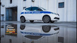 Lancia Ypsilon Polizia Locale Fiumefreddo di Sicilia  Elevox Srl [upl. by Gnilrits]