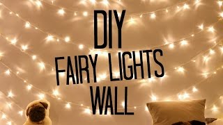 DIY Fairy Light Wall  sophdoesnails [upl. by Sawyere]