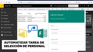 Cómo automatizar proceso selección de Personal con Power BI y Microsoft Forms [upl. by Wehner]