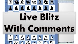 Blitz Chess 2875 with Live Comments Sicilian Maroczy Bind vs Mozgokliuj with White [upl. by Brittany33]