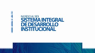 Video de Inducción al Sistema SIDI  ICEST [upl. by Lotta343]